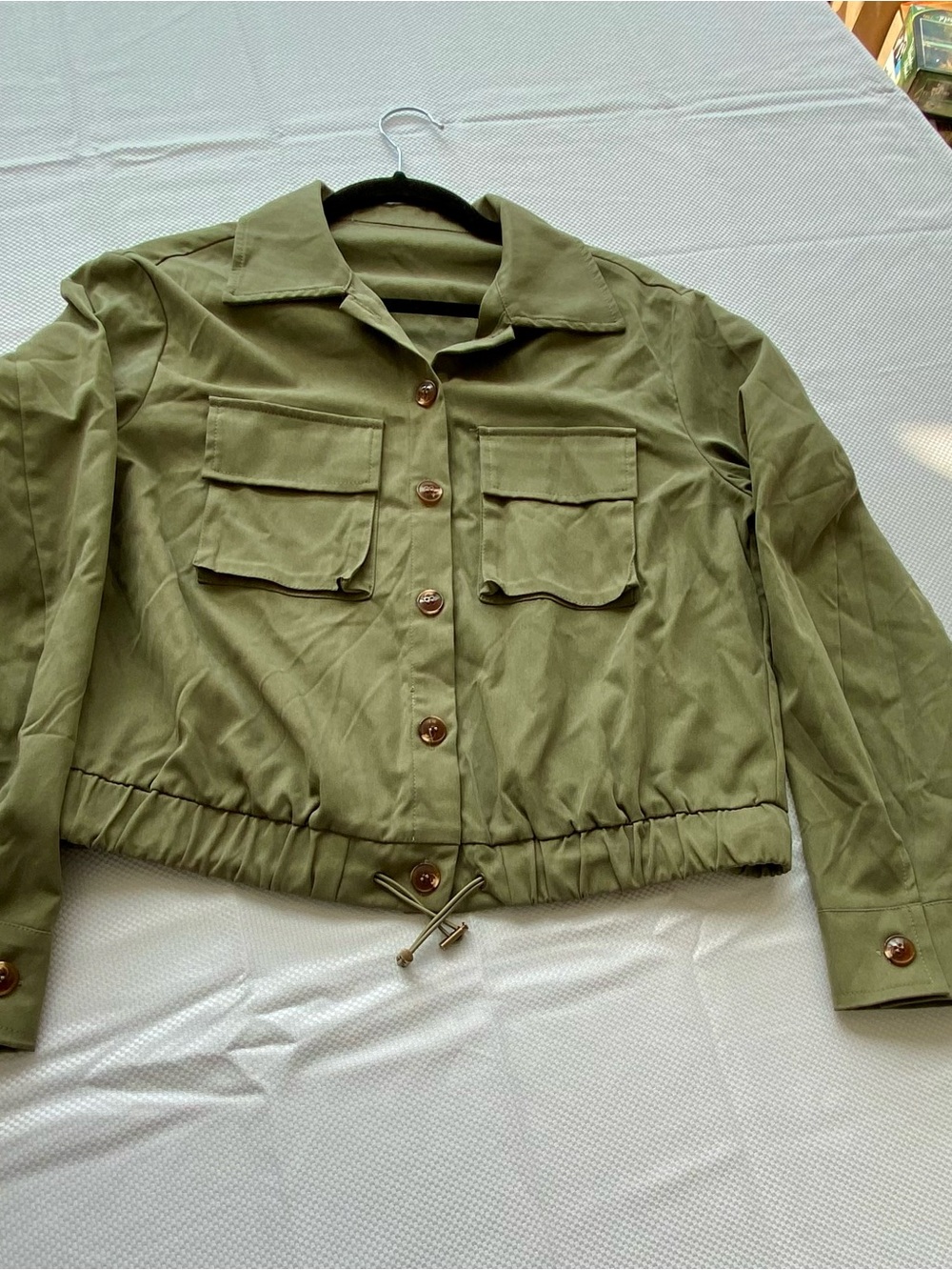 Olive Utility Jacket - Women